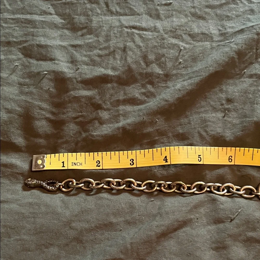 Vintage Snake Gold Chain Belt - Picture 8 of 8